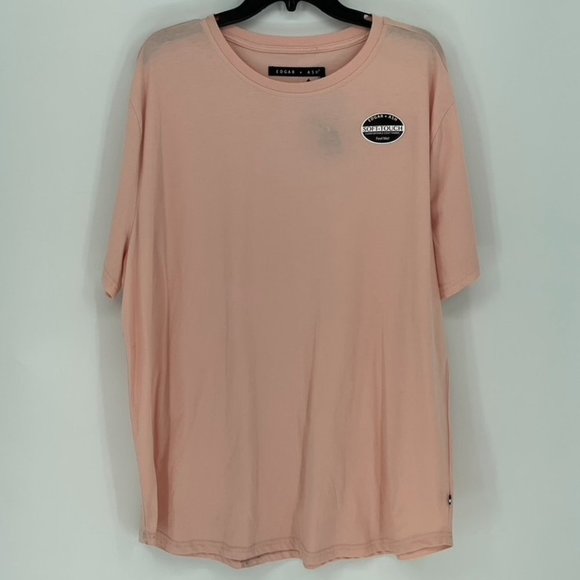 Edgar + Ash Men's Pink T-Shirt - Picture 1 of 5